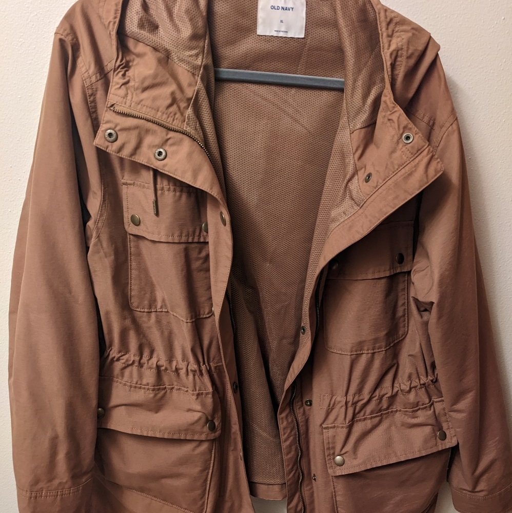 Very flattering longer jacket Old Navy